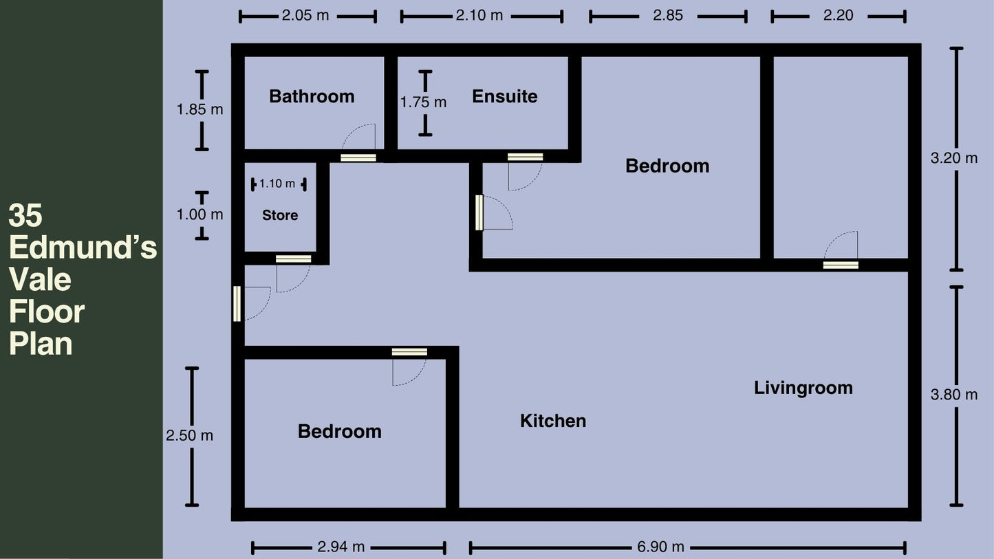 35 Edmunds Vale 2 Bed 2 Bath |全新装修现代河景公寓|两居两卫|步行可达杜伦大学商学院